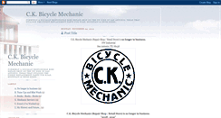 Desktop Screenshot of ckbicyclemechanic.blogspot.com