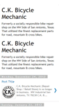 Mobile Screenshot of ckbicyclemechanic.blogspot.com