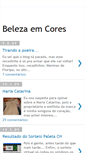 Mobile Screenshot of belezaemcores.blogspot.com