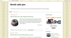 Desktop Screenshot of bundtcakepann.blogspot.com