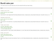 Tablet Screenshot of bundtcakepann.blogspot.com