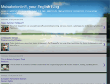 Tablet Screenshot of missisabelonline.blogspot.com