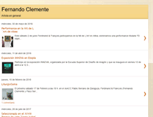 Tablet Screenshot of fernando-clemente.blogspot.com