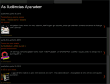 Tablet Screenshot of iludenciasaparudem.blogspot.com