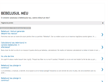 Tablet Screenshot of bebelemeu.blogspot.com