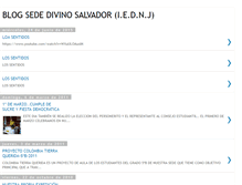 Tablet Screenshot of blogdivinosalvador.blogspot.com