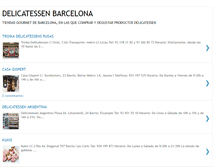 Tablet Screenshot of delicatessenbarcelona.blogspot.com