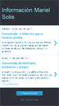 Mobile Screenshot of infomarielsolis.blogspot.com