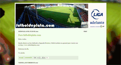 Desktop Screenshot of futbolplata.blogspot.com