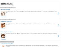 Tablet Screenshot of bootsiekingblog.blogspot.com