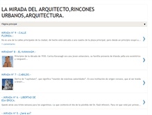 Tablet Screenshot of lamiradadelarquitecto.blogspot.com