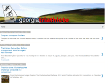 Tablet Screenshot of georgiatriathlete.blogspot.com