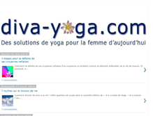 Tablet Screenshot of diva-yoga.blogspot.com