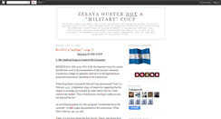 Desktop Screenshot of honduras-not-a-military-coup.blogspot.com