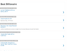 Tablet Screenshot of beatbillionaire.blogspot.com