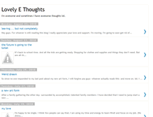 Tablet Screenshot of lovelyethoughts.blogspot.com