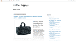 Desktop Screenshot of bestleatherluggage.blogspot.com