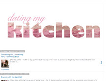 Tablet Screenshot of datingmykitchen.blogspot.com