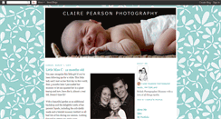 Desktop Screenshot of clairepearsonphotography.blogspot.com