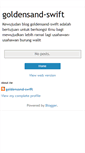 Mobile Screenshot of goldensand-swift.blogspot.com