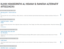 Tablet Screenshot of klinikalhidayah.blogspot.com