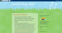 Desktop Screenshot of howtohelpabby.blogspot.com