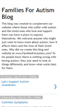 Mobile Screenshot of familiesforautism.blogspot.com