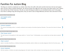 Tablet Screenshot of familiesforautism.blogspot.com