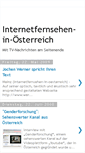 Mobile Screenshot of internetfernsehen-in-oesterreich.blogspot.com