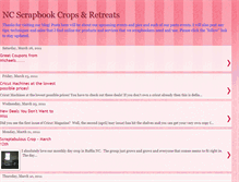 Tablet Screenshot of ncscrapbookcropsretreats.blogspot.com