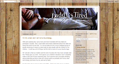 Desktop Screenshot of daddystired.blogspot.com