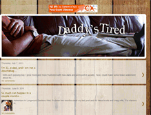 Tablet Screenshot of daddystired.blogspot.com