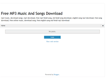 Tablet Screenshot of freemp3musicnsongsdownload.blogspot.com