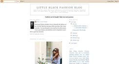 Desktop Screenshot of little-blackfashionblog.blogspot.com