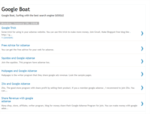 Tablet Screenshot of googleboat.blogspot.com