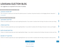 Tablet Screenshot of louisiana-election.blogspot.com