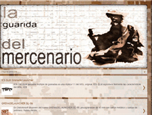 Tablet Screenshot of laguaridadelmercenario.blogspot.com