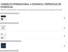 Tablet Screenshot of comerciointernacionalytics.blogspot.com