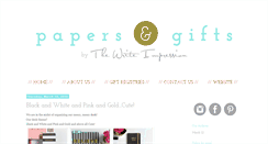 Desktop Screenshot of papersandgifts.blogspot.com