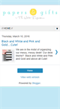 Mobile Screenshot of papersandgifts.blogspot.com
