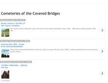 Tablet Screenshot of cemeteriesofthecoveredbridges.blogspot.com