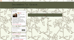 Desktop Screenshot of decembersgrace.blogspot.com