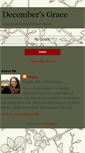 Mobile Screenshot of decembersgrace.blogspot.com