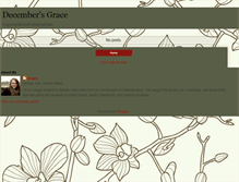Tablet Screenshot of decembersgrace.blogspot.com