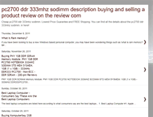 Tablet Screenshot of pc2700ddr333mhzsodimm.blogspot.com