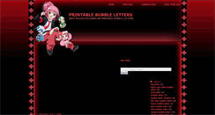 Desktop Screenshot of ourprintablebubbleletters.blogspot.com