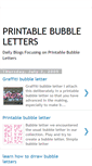 Mobile Screenshot of ourprintablebubbleletters.blogspot.com