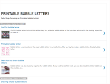 Tablet Screenshot of ourprintablebubbleletters.blogspot.com