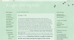 Desktop Screenshot of godswordisalightuntomypath.blogspot.com