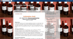 Desktop Screenshot of kolloidales-goldwasser.blogspot.com